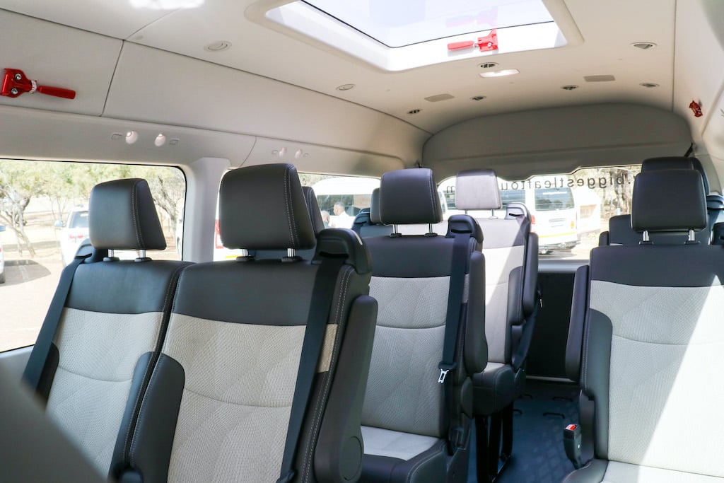 Biggestleaf transfer vehicle interior
