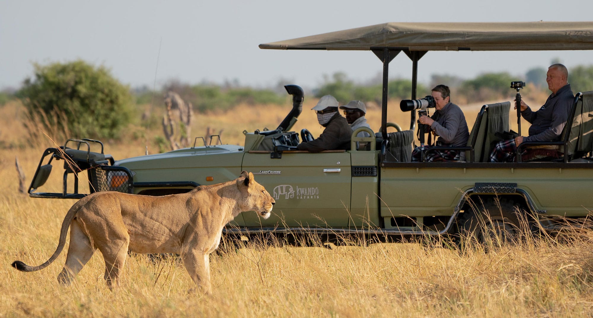 A private game-drive like this at Lebala Camp in Botswana’s Kwara Reserve makes a big difference to your photography