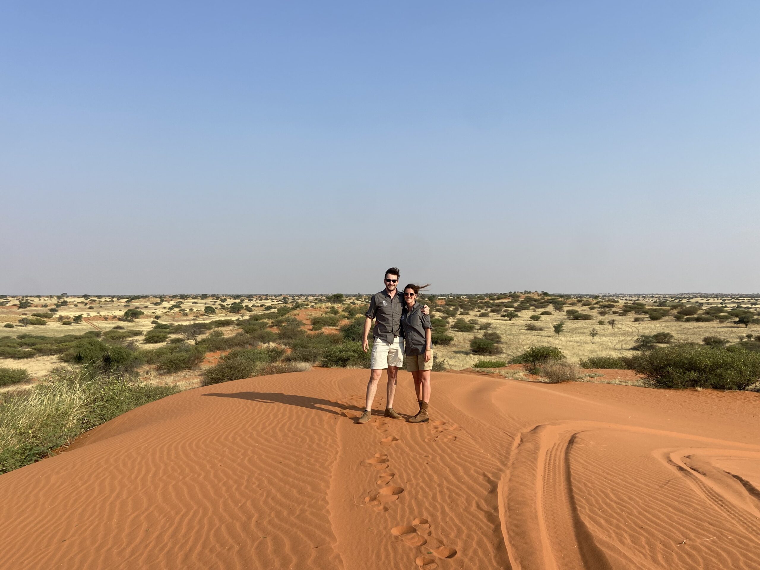 Vera on her self-planned honeymoon to Namibia