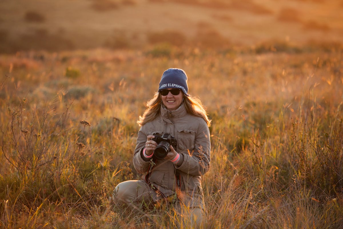 Photographing at Gorah Elephant Camp in Addo Elephant National Park